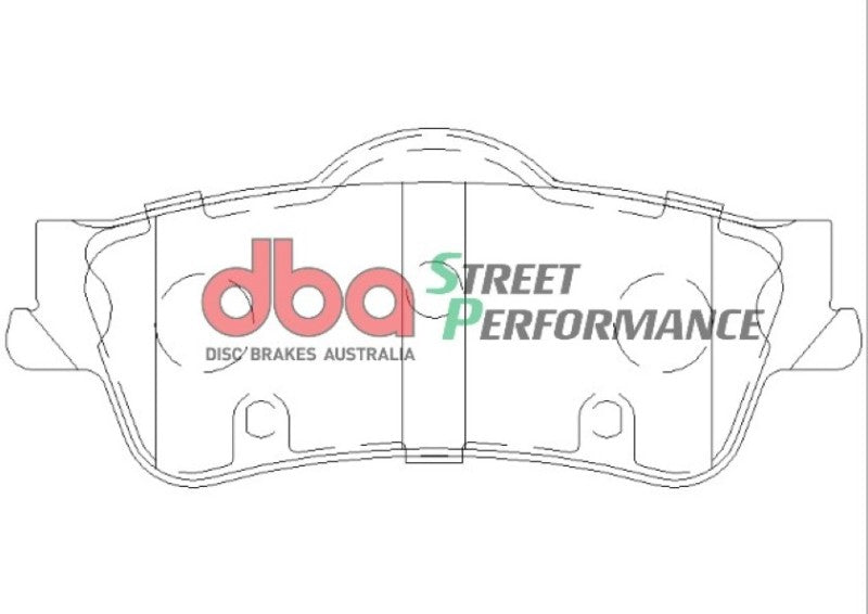 DBA SP500 Brake Pads - DBA 08-09 Pontiac G8 3.6 Base/6.0 SP500 Rear Brake Pads