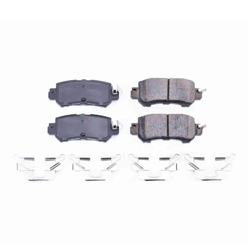 PSB Z17 Evolution Brake Pads - Power Stop 16-18 Mazda CX-3 Rear Z17 Evolution Ceramic Brake Pads w/Hardware