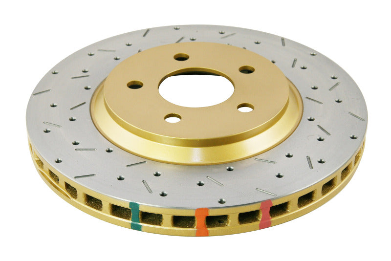DBA 4000 Slot&Drill Rotors - DBA 05-10 Mustang GT/ 11+ V6 Front Drilled & Slotted 4000 Series Rotor
