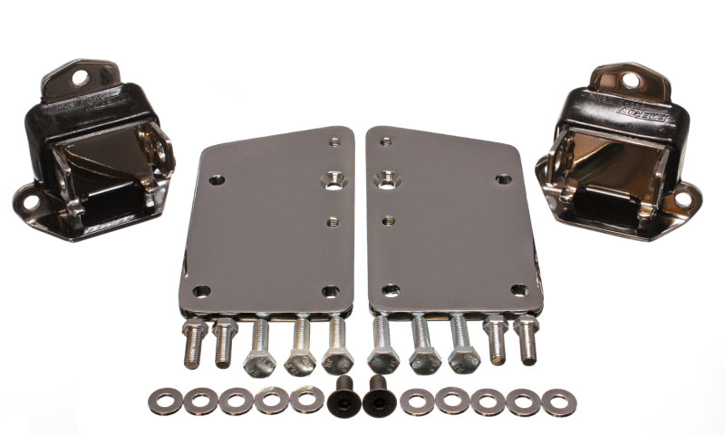 ES Motor Mounts - Black - Energy Suspension Ls Conversion Motor Mount Set - Black