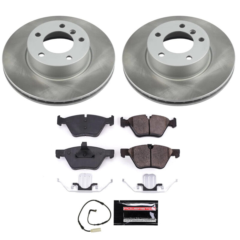 PSB Semi-Coated Rotor Kits - Power Stop 2006 BMW 325i Front Semi-Coated Rotor Kit