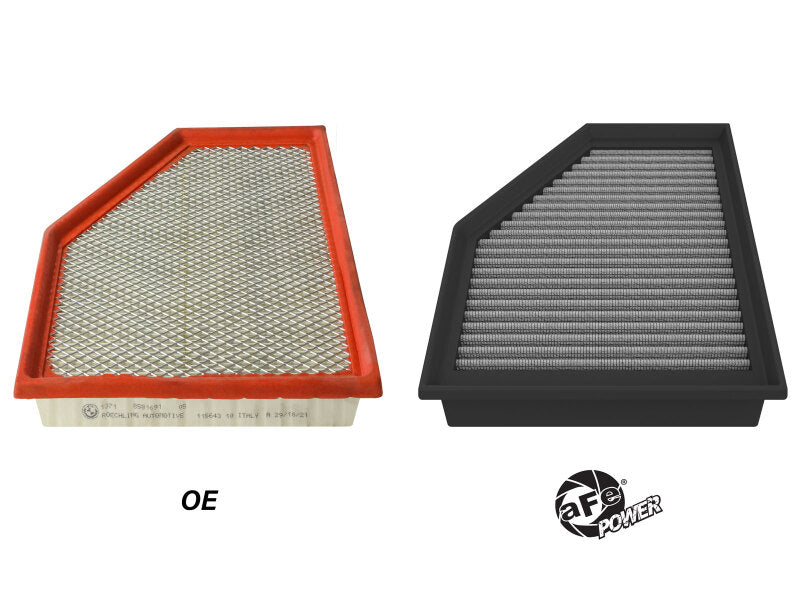 AFE Direct Fit Pro DRY S Air Filter - aFe 20-23 BMW X3/X4 M40i (G01/02) L6 3.0L (t) B58 Magnum FLOW Pro DRY S Air Filter