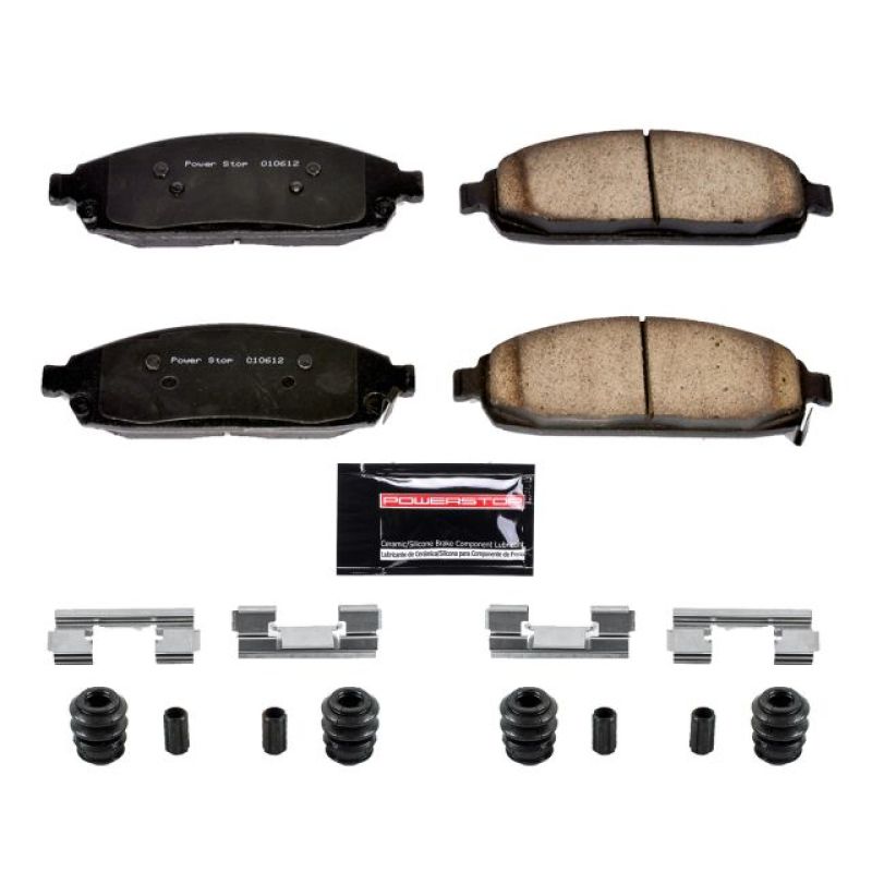 PSB Z23 Evolution Brake Pads - Power Stop 06-10 Jeep Commander Front Z23 Evolution Sport Brake Pads w/Hardware