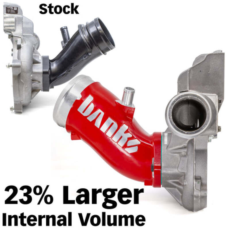 GBE Monster-Ram Intake - Banks Power 17-24 Chevrolet/GMC 2500/3500 6.6L Duramax L5P Monster-Ram Turbo Inlet Elbow - Natural