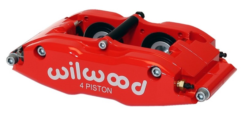 WIL Superlite Caliper - Wilwood Caliper-BNSL4R-Red 1.25in Pistons 1.10in Disc