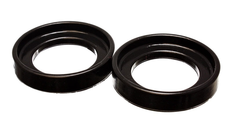 ES Spring Isolators - Black - Energy Suspension 90-97 Honda Accord/Odyssey / 92-01 Honda Prelude Black Front Coil Spring Isolator