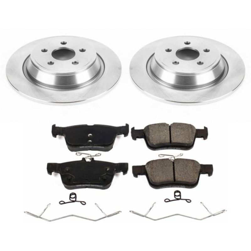 PSB Autospecialty Kit - Power Stop 17-18 Lincoln Continental Rear Autospecialty Brake Kit
