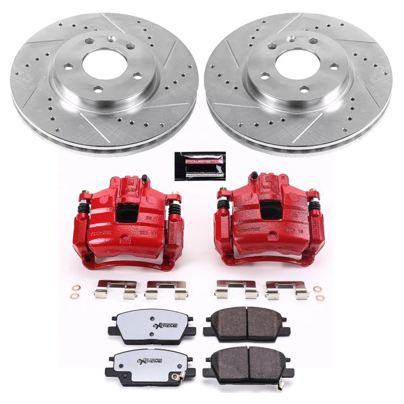 PSB Z36 Truck & Tow Kit w/Cals - Power Stop 18-19 Buick LaCrosse Front Z36 Truck & Tow Brake Kit w/Calipers