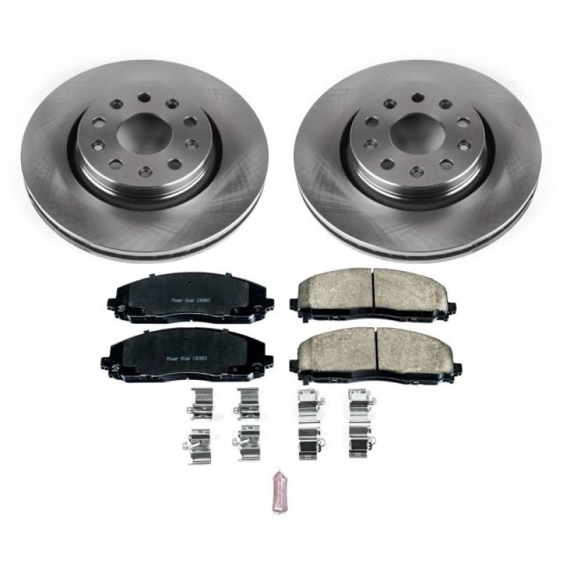 PSB Autospecialty Kit - Power Stop 18-19 Jeep Wrangler Front Autospecialty Brake Kit