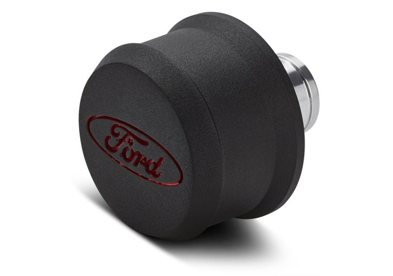 FR Breather Caps - Ford Racing Slant Edge Breather - Black/Red