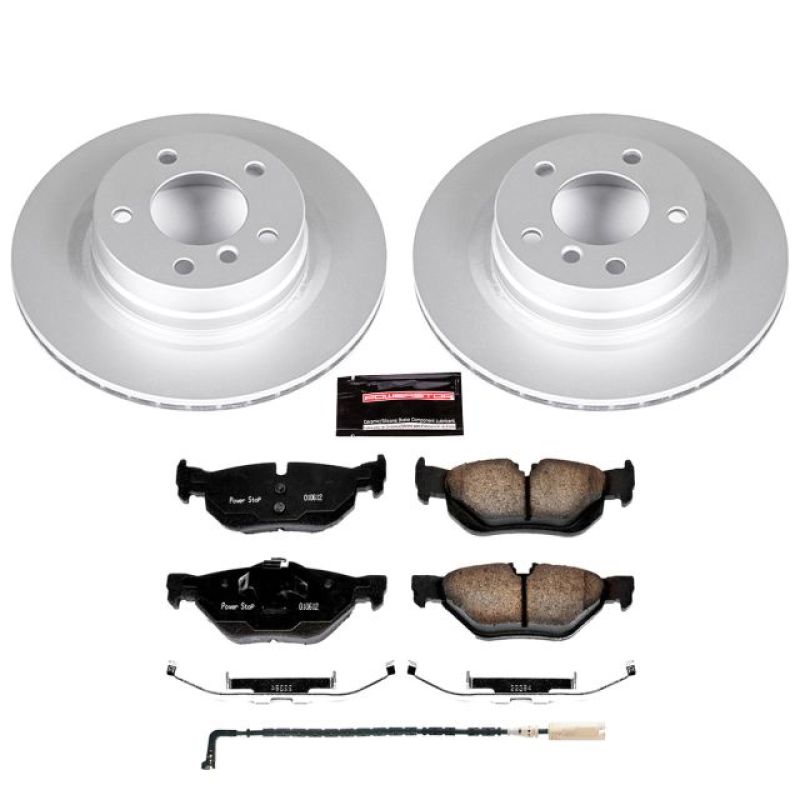 PSB Z23 Evolution Coated Kit - Power Stop 2006 BMW 325i Rear Z23 Evolution Sport Coated Brake Kit