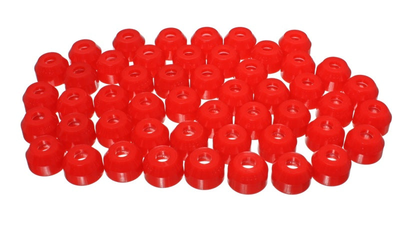 ES Dust Boots - Red - Energy Suspension Tie-Rod End Boot - Round (50) - Red