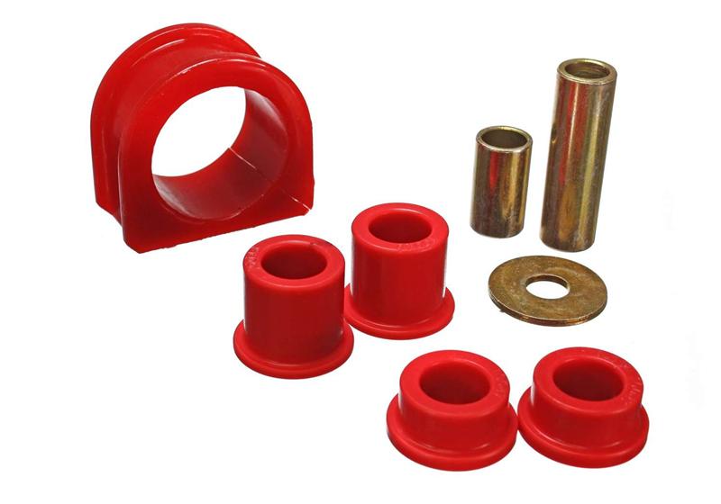 ES Steering Rack Bush - Red - Energy Suspension Steering Rack Bushing Set - Red