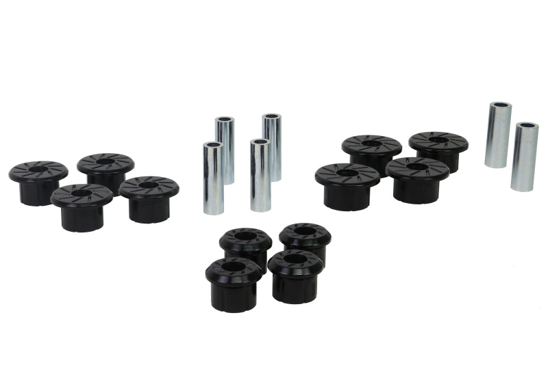 WL Bushings - Spring - Whiteline 1999-2018 Chevrolet Silverado 1500 Spring - Eye Front/Rear And Shackle Bushing
