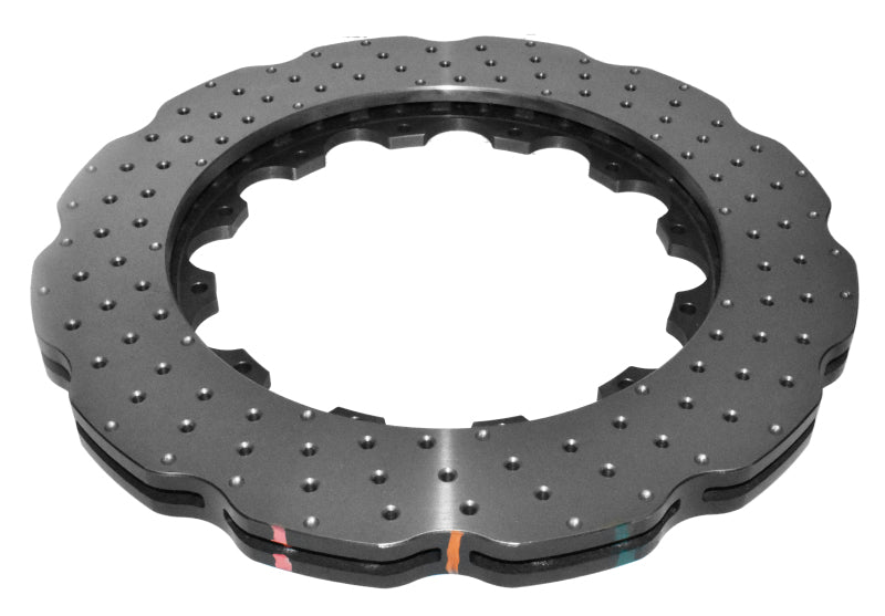 DBA 5000 Slot&Drill Rings - DBA 09-11 Volkswagen CC 3.6L Front 5000 Series Drilled & Slotted Ring