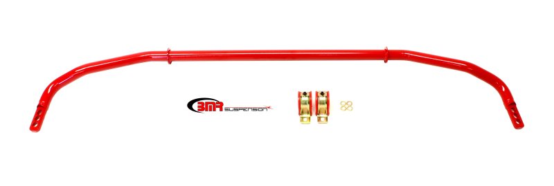 BMR Sway Bar Kits - BMR 12-15 5th Gen Camaro Rear Hollow 32mm Adj. Sway Bar Kit w/ Bushings - Red