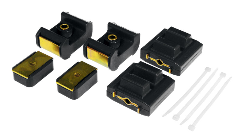 PRO Engine/Trans Kit - Blk - Prothane GM Motor & Trans Mount Kit - Black