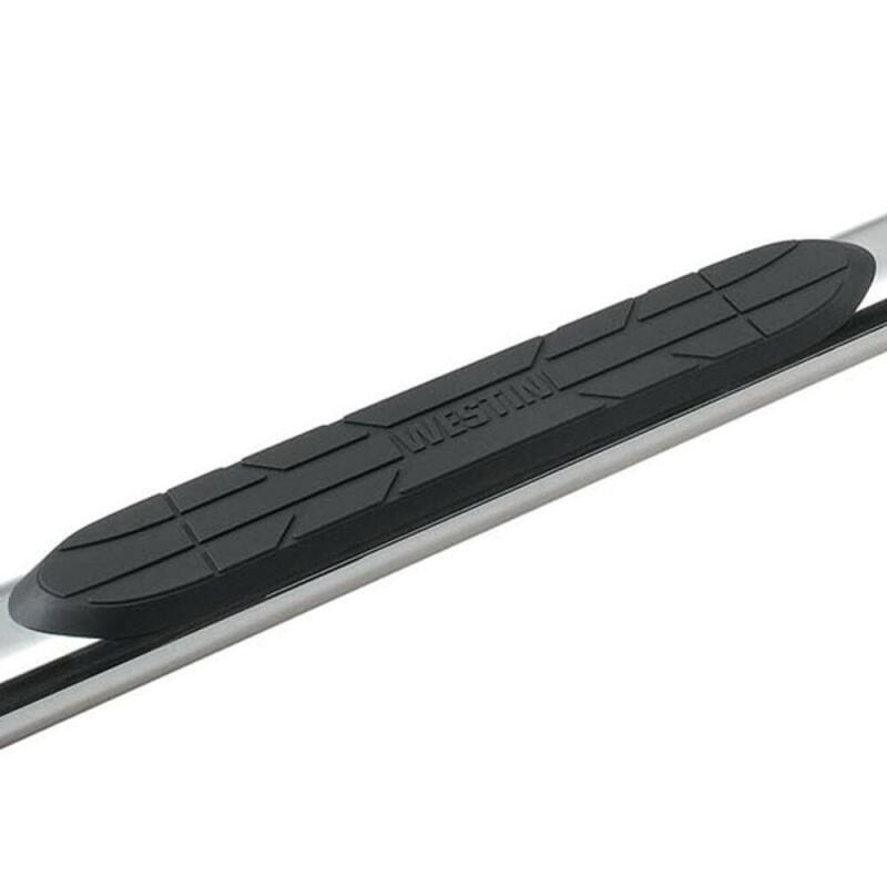WES Nerf Bars - Premier 4 - Westin Premier 4 Oval Nerf Step Bars 85 in - Stainless Steel