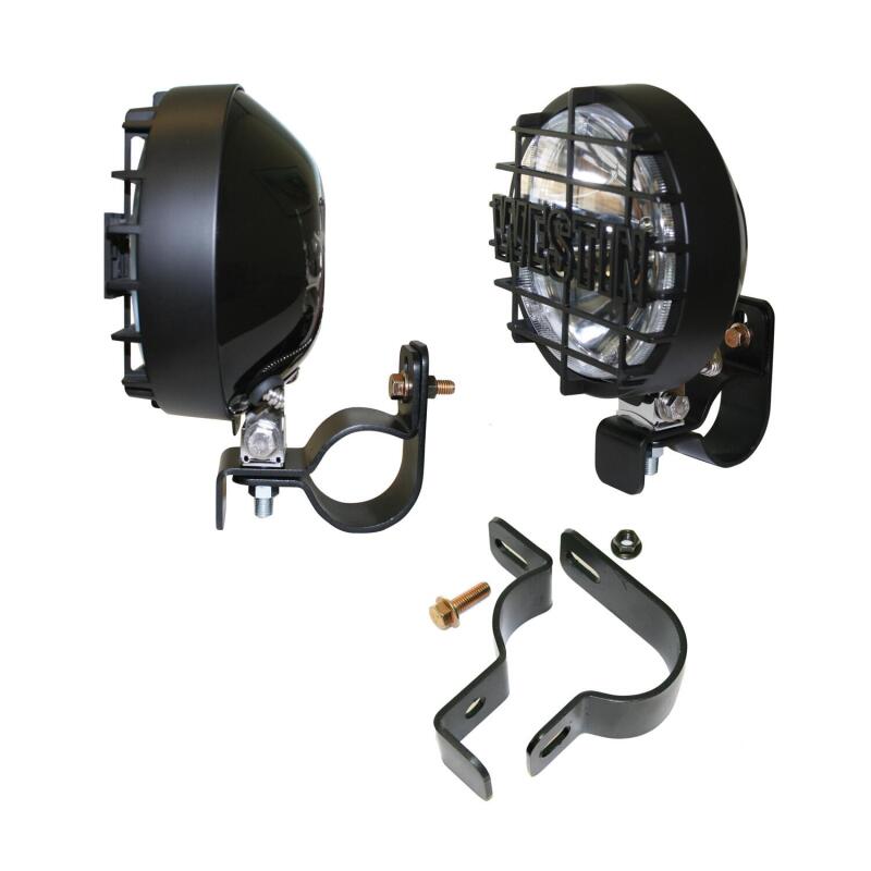 WES HDX Grille Guards - Westin HDX Grille Guard Light Clamps Universal (Pak of 2) - Black