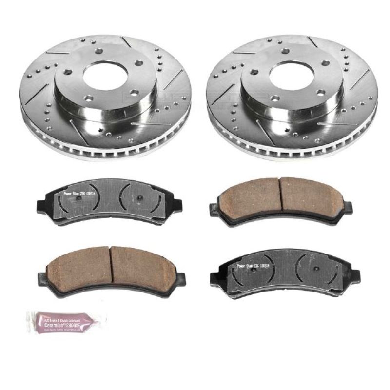 PSB Z36 Truck & Tow Kit - Power Stop 97-05 Chevrolet Blazer Front Z36 Truck & Tow Brake Kit