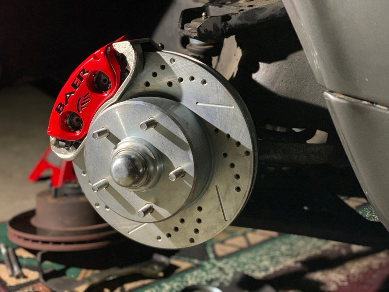 BAE Classic Series Brake Kits - Baer Brakes 62-69 Mustang/Fairlane/Falcon/Torino/Cougar 11in Classic Series Front Brake Kit - Red