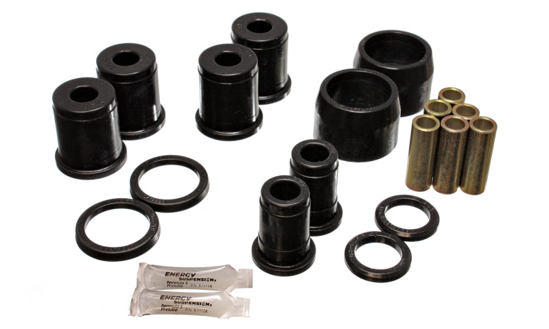 ES Cntrl Arm Bushings - Black - Energy Suspension Rear Control Arm W/Thrust Washers - Black