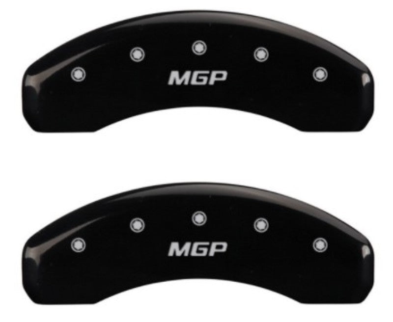MGP Caliper Covers 2 Logo - MGP 2 Caliper Covers MGP Black Finish Silver Characters 2018 Chevrolet Tahoe