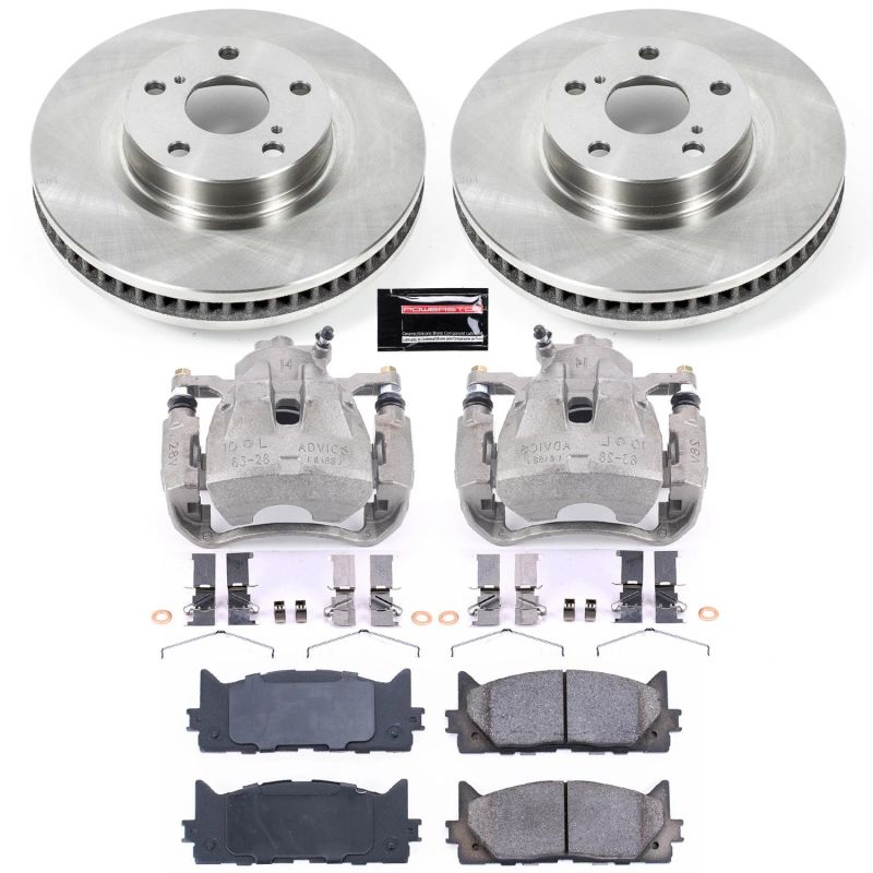 PSB Autospecialty Kit w/Cals - Power Stop 13-18 Lexus ES300h Front Autospecialty Brake Kit w/Calipers