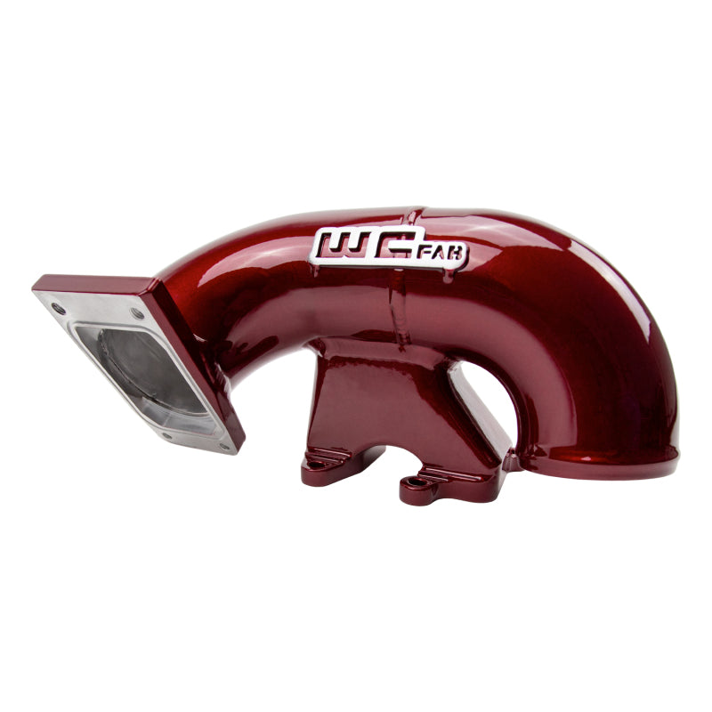 WCF Y-Bridge Kit - Wehrli 2007.5-2010 LMM Duramax High Flow 3in Y-Bridge Kit- WCFab Red