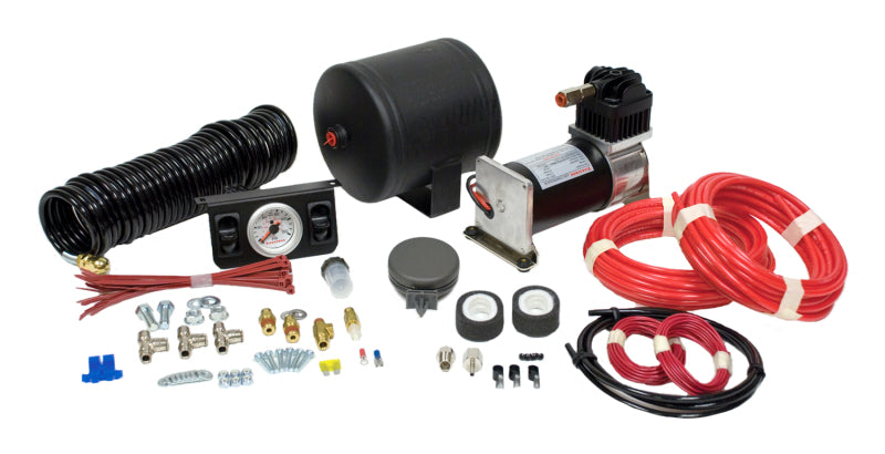 FIR Air Cmd Compressor Kit - Firestone Air-Rite Air Command II Heavy Duty Air Compressor Kit w/Dual Pneumatic Gauge (WR17602168)