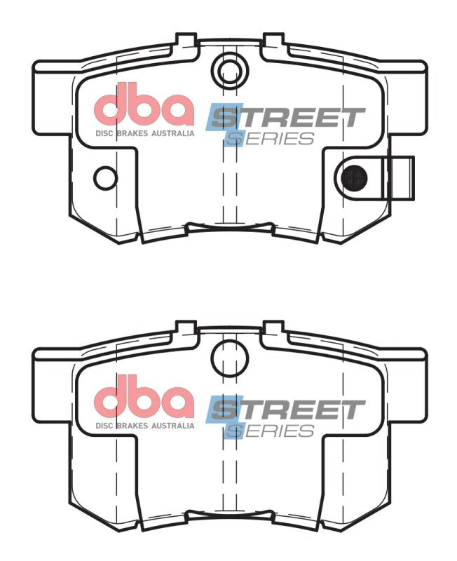 DBA Street Series Brake Pads - DBA 99-09 Honda S2000 Rear Street Series Brake Pad Set