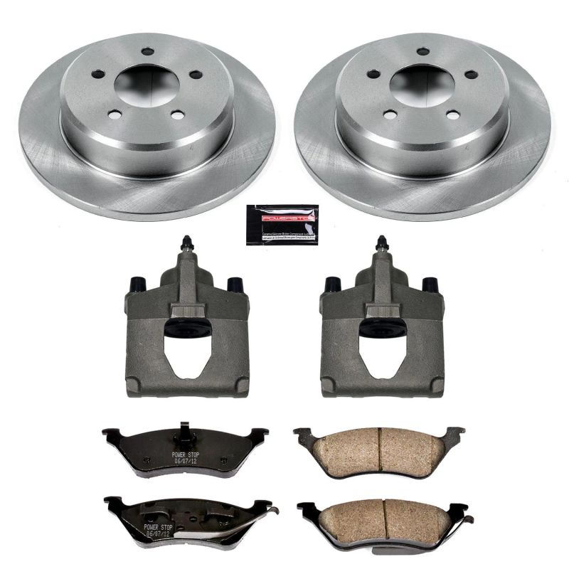 PSB Autospecialty Kit w/Cals - Power Stop 01-07 Chrysler Town and Country Rear Autospecialty Brake Kit w/Calipers