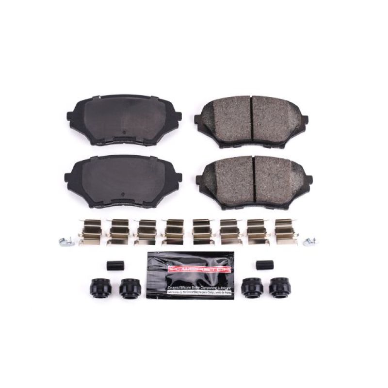 PSB Z23 Evolution Brake Pads - Power Stop 06-15 Mazda MX-5 Miata Front Z23 Evolution Sport Brake Pads w/Hardware