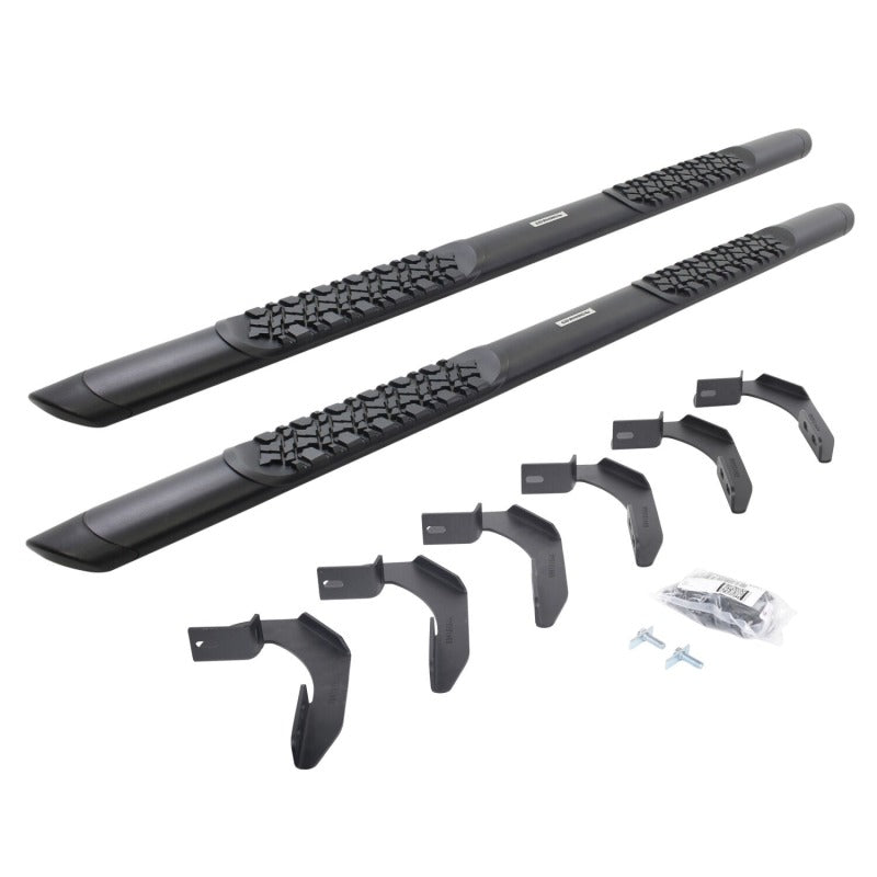 GOR Vertex V3 Side Steps - Go Rhino 05-27 Nissan Frontier King Cab Pickup V-Series V3 Side Steps & Brackets Complete Kit