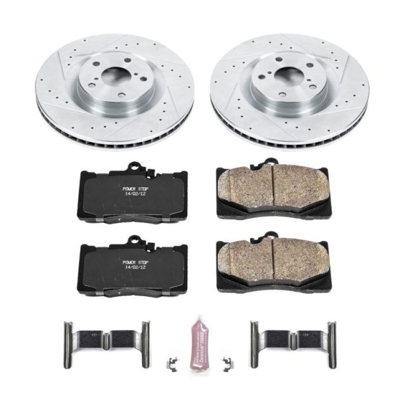 PSB Z23 Evolution Kit - Power Stop 09-11 Lexus GS350 Front Z23 Evolution Sport Brake Kit