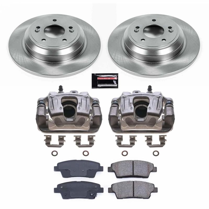 PSB Autospecialty Kit w/Cals - Power Stop 17-18 Genesis G80 Rear Autospecialty Brake Kit w/Calipers