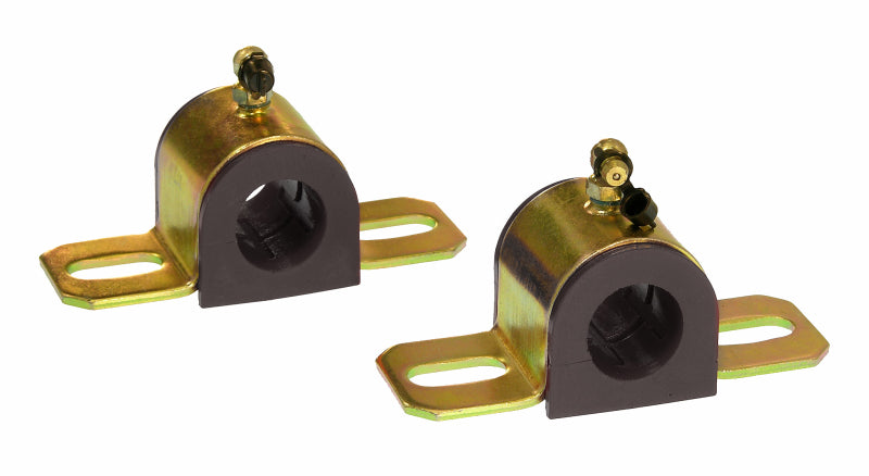PRO Sway/End Link Bush - Blk - Prothane Universal 90 Deg Greasable Sway Bar Bushings - 1in - Type B Bracket - Black