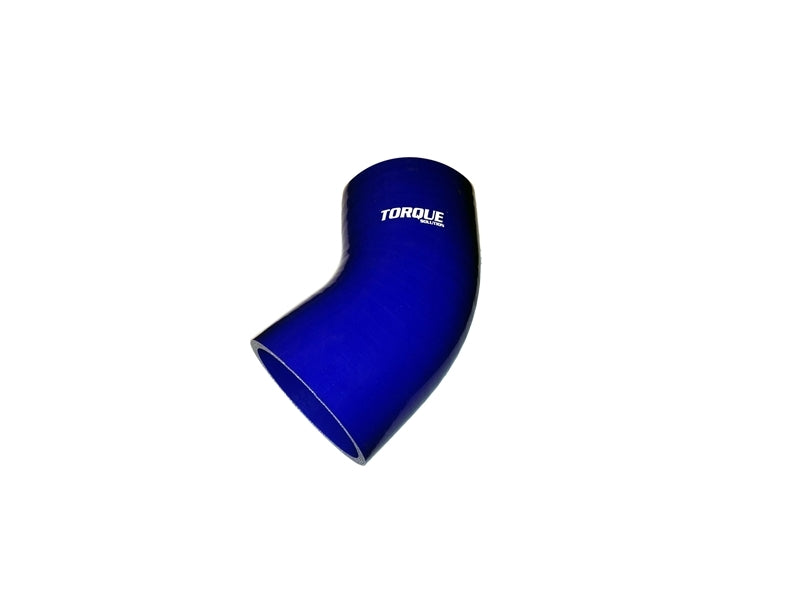 TQS Silicone Couplers - Blue - Torque Solution 45 Degree Silicone Elbow: 2.5 inch Blue Universal