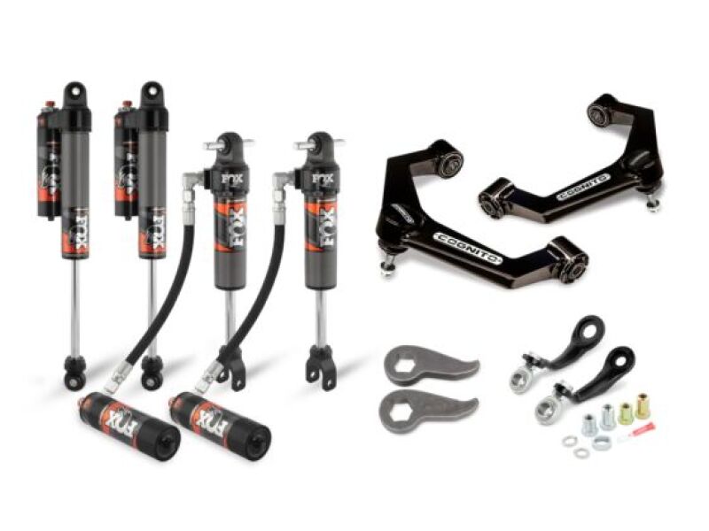 COG Leveling Kit - Elite - Cognito 11-19 Chevy Silv/Sierra 2500/3500HD 2WD/4WD 3in Elite Lvlng Kit w/ Fox 2.5 Elite Perf Series