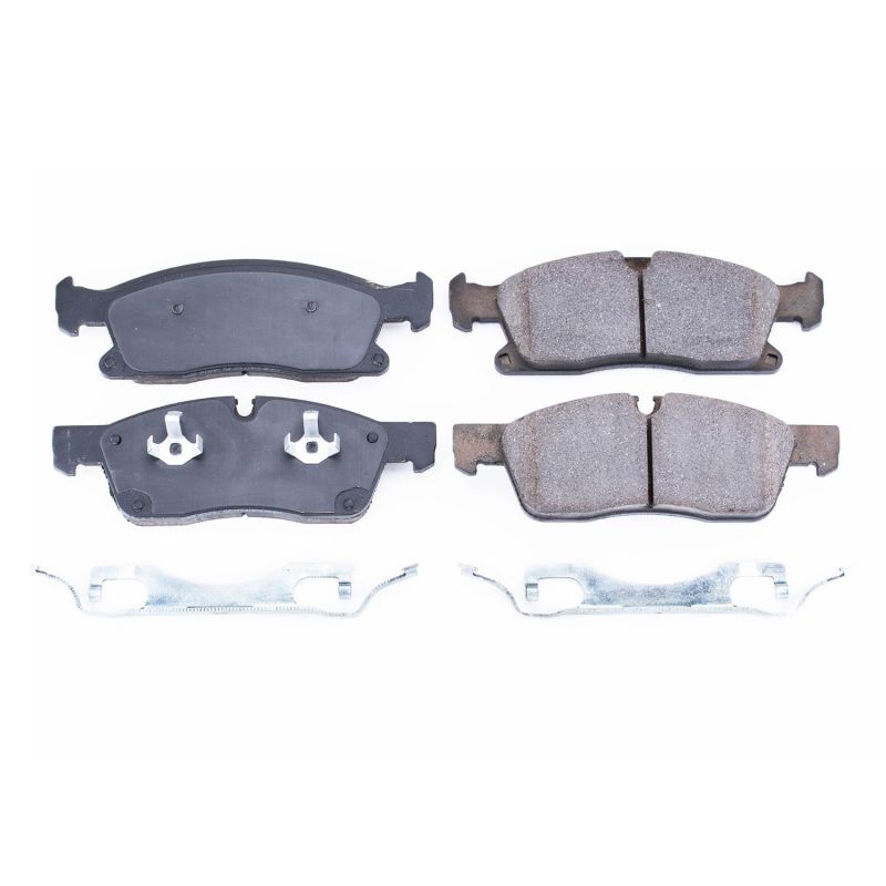 PSB Z17 Evolution Brake Pads - Power Stop 13-16 Dodge Durango Front Z17 Evolution Ceramic Brake Pads w/Hardware