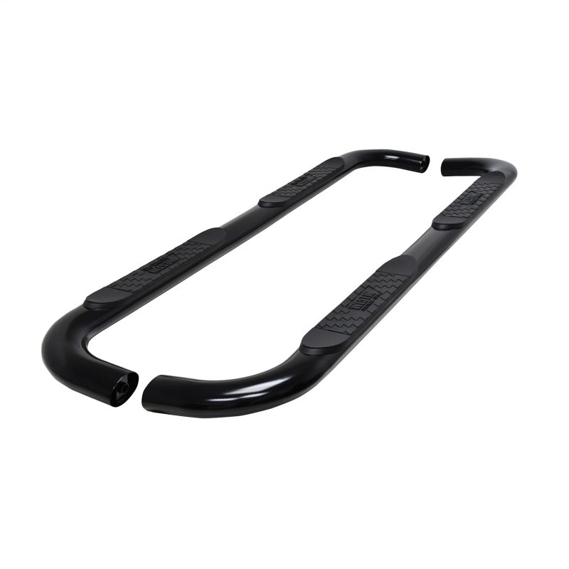 WES Nerf Bars - Platinum 4 - Westin 19-22 Chev/GMC Silverado/Sierra 1500 DC (No 2019 Ltd) Platinum 4 Oval Nerf Step Bars - Blk