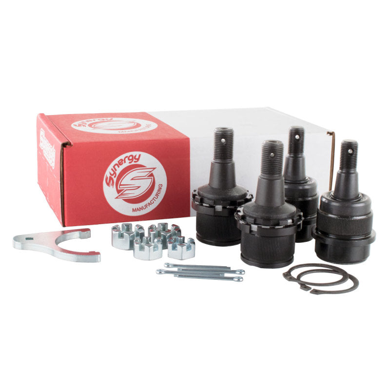 SYN Ball Joint Kits - Synergy 03-13 Dodge Ram 1500/2500/3500 HD 4x4 Non-Knurled Adjustable Ball Joint Kit