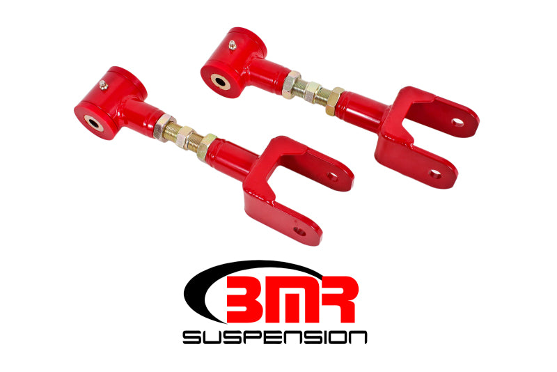 BMR Control Arms - BMR 79-04 Fox Mustang Upper Control Arms On-Car Adj. (Polyurethane) - Red