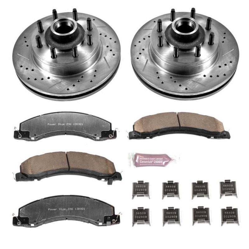 PSB Evolution Drill/Slot Rotor - Power Stop 11-12 Ram 5500 Rear Z36 Truck & Tow Brake Kit