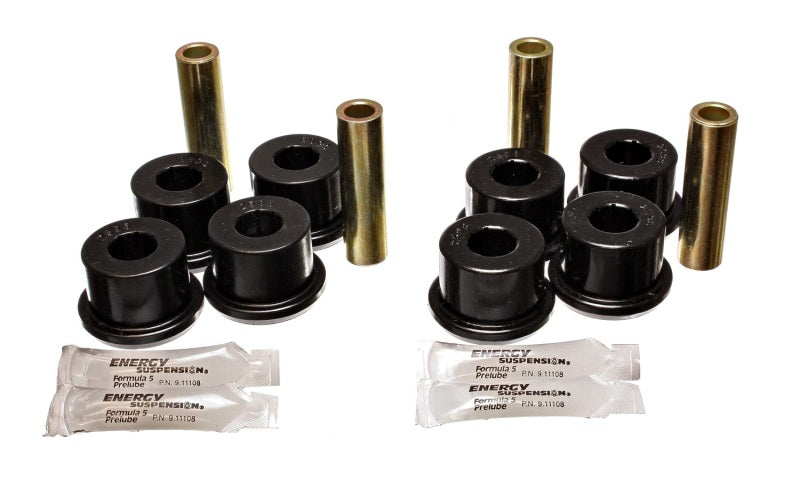 ES Cntrl Arm Bushings - Black - Energy Suspension 04-06 Pontiac GTO Black Rear End Control Arm Bushing Set
