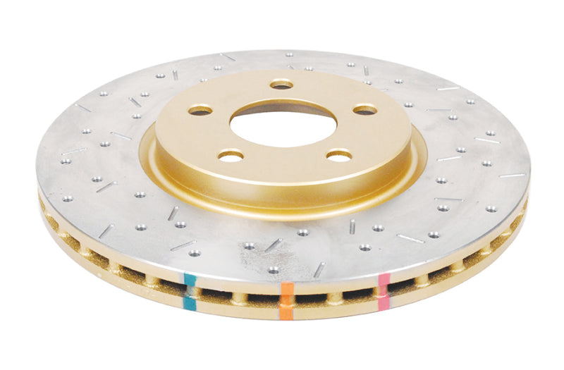 DBA 4000 Slot&Drill Rotors - DBA 01-10 Chrysler PT Cruiser Front 4000 Series Drilled & Slotted Rotor