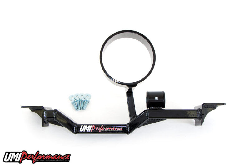 UMI Crossmember Reinforcements - UMI Performance 93-02 GM F-Body Tunnel Brace Mount Long Tube Header Set-Ups w/ Loop