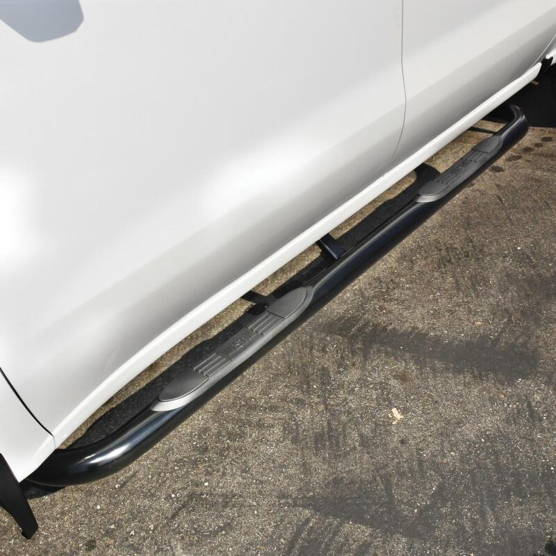 WES Nerf Bars - E-Series 3 - Westin 2019 Chevrolet Silverado/Sierra 1500 Crew Cab E-Series 3 Nerf Step Bars - Black