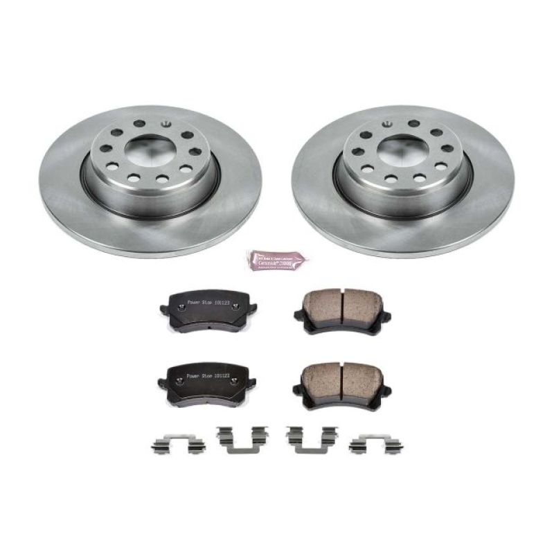 PSB Autospecialty Kit - Power Stop 2009 Volkswagen Passat Rear Autospecialty Brake Kit