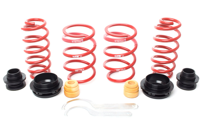 HR VTF Adj Lowering Springs - H&R 21-22 Audi S3 (AWD) Typ 8Y / 2022 VW Golf R MK8 VTF Adj. Lowering Springs (w/ Sport Sus.) w/D